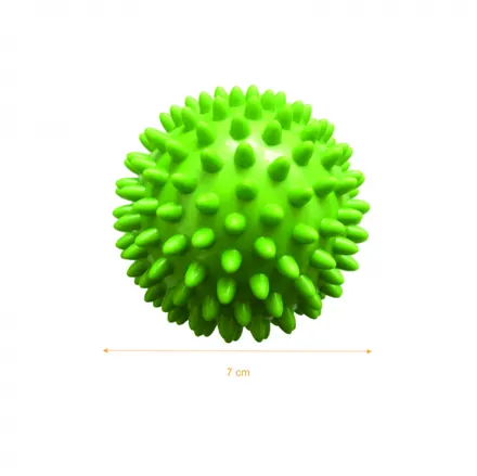 Masážna loptička – ježko 7 cm — náhľad 3