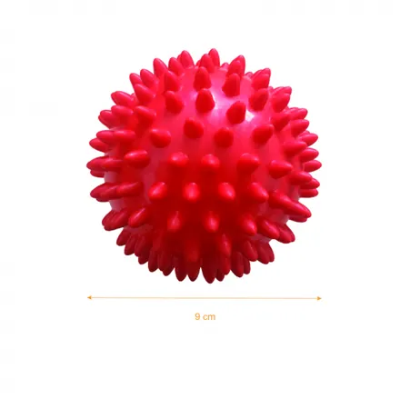 Masážna loptička – ježko 9 cm — náhľad 2